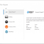 Create Azure Web Site with CMS
